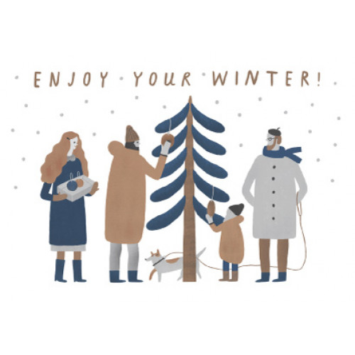 

Открытка Enjoy your winter