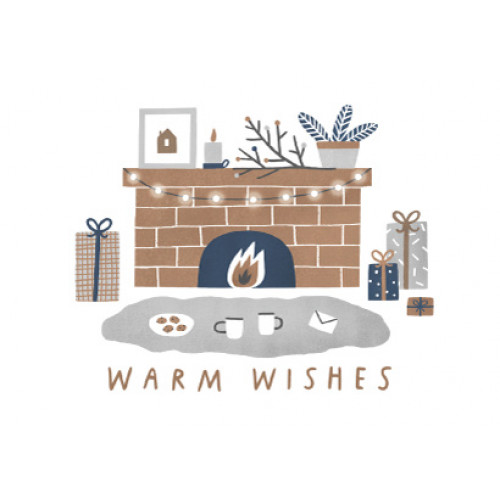 Открытка Warm Wishes от Magicmag.net