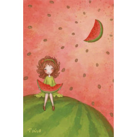 Открытка с конвертом Арбуз