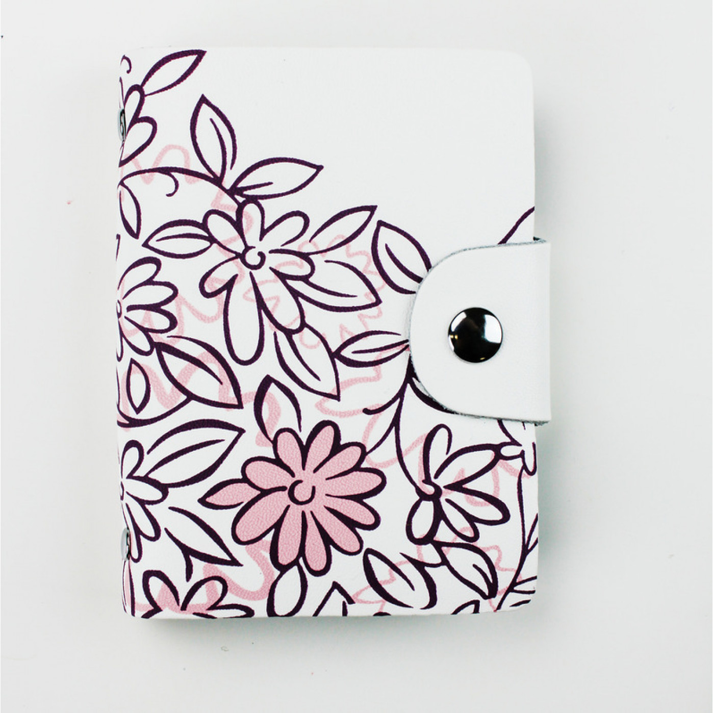 Держатель для карточек Zodiac Flowers series. Кожа. Держатель для карточек Zodiac Flowers series. Кожа.