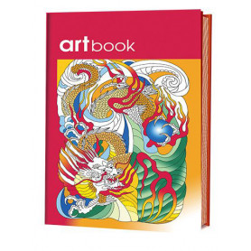Записная книжка-раскраска Artbook, в китайском стиле