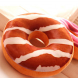 3D подушка Пончик Карамельный с Глазурью
