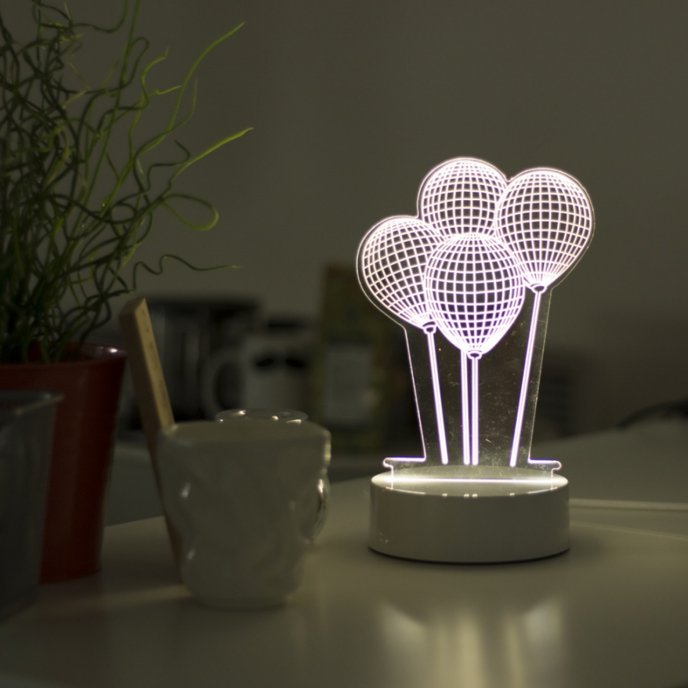 3D Светильник Воздушные шары