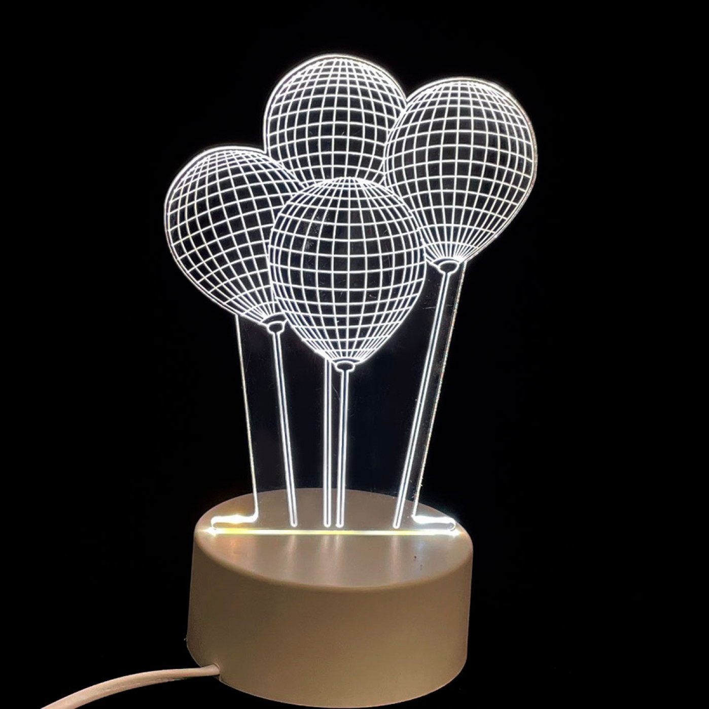 3D Светильник Воздушные шары