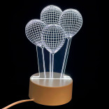 3D Светильник Воздушные шары