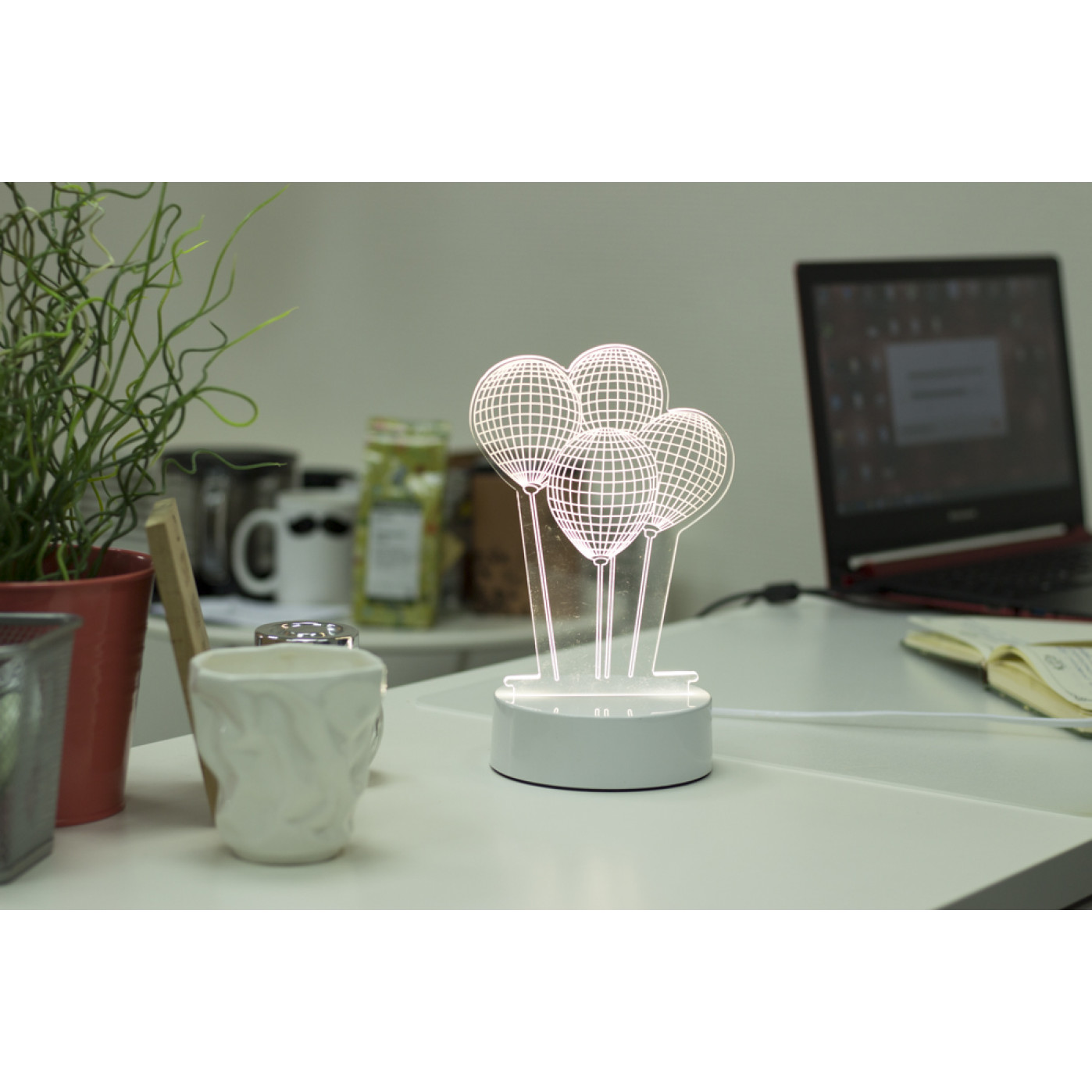 3D Светильник Воздушные шары