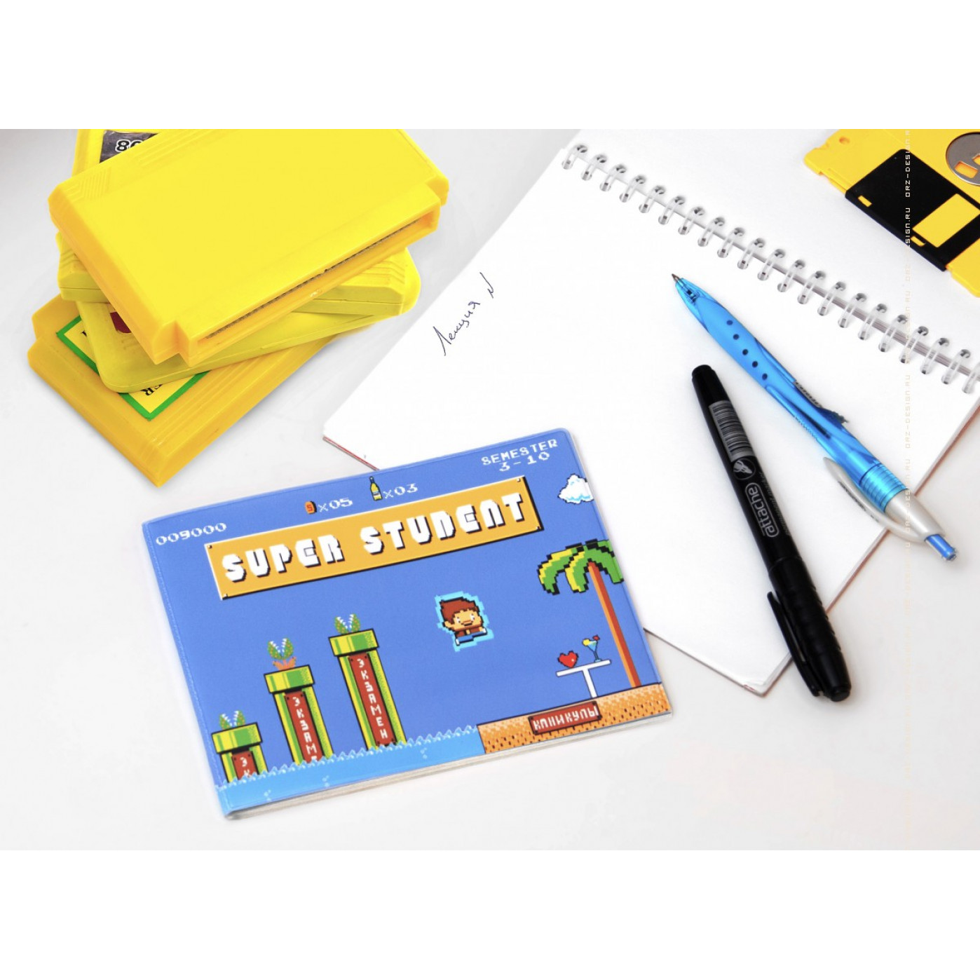 Обложка на зачетную книжку Super student