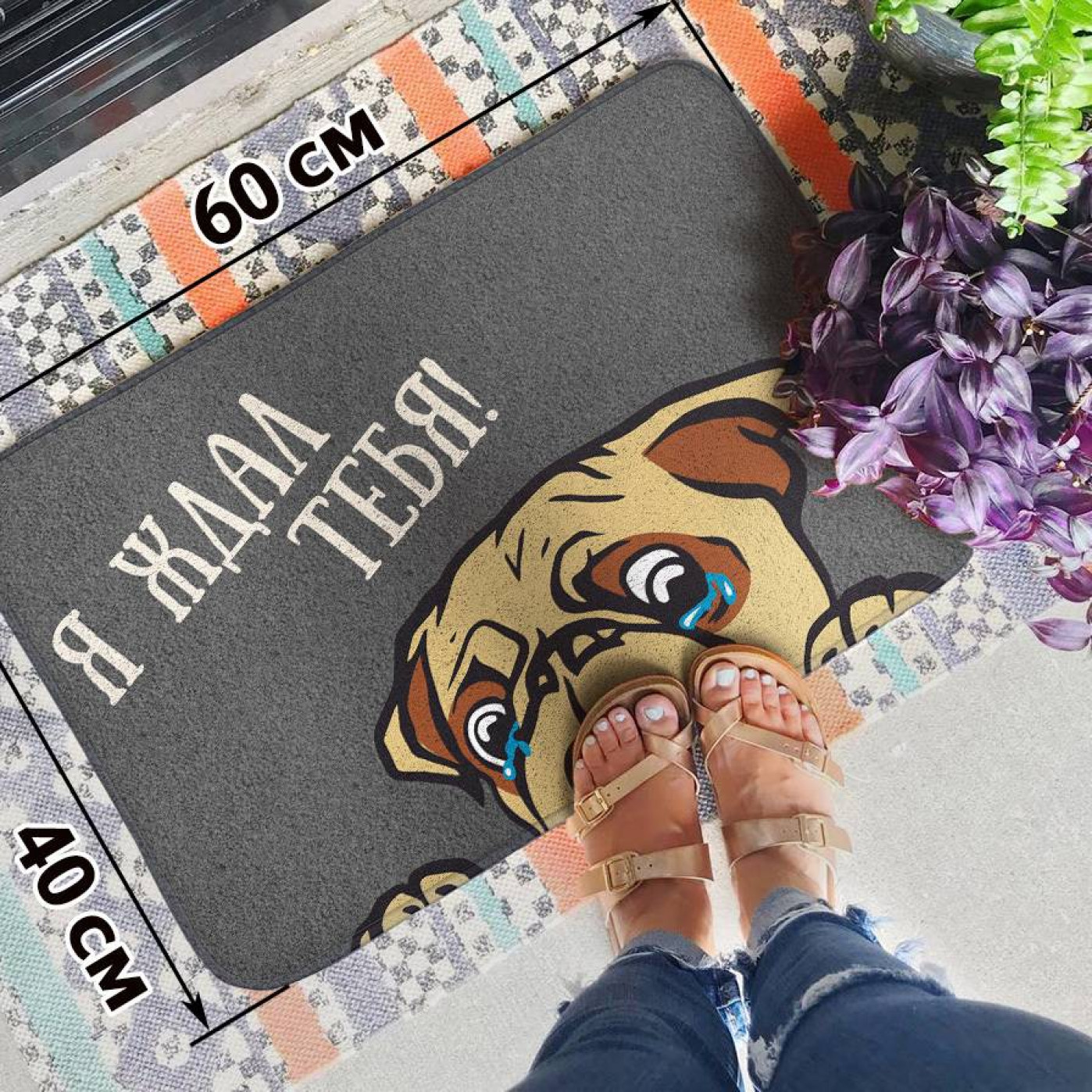 Коврик Придверный Я ждал тебя