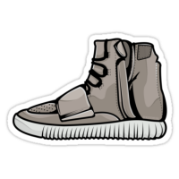 Виниловый стикер Yeezy