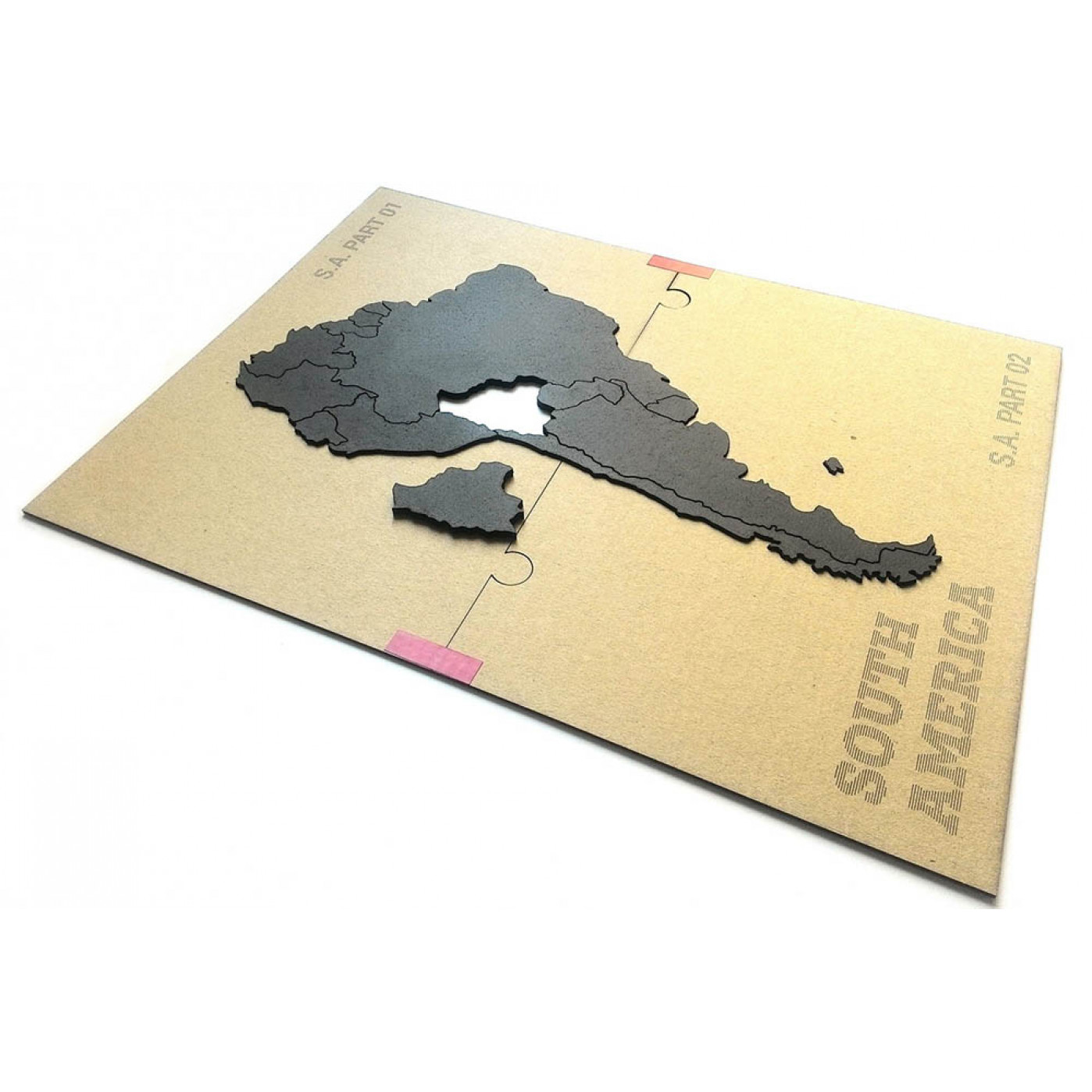 Реалистичный пазл мира True World Puzzle Black XL