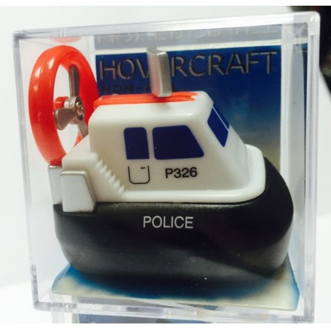 Заводная игрушка Полицейская лодка белая