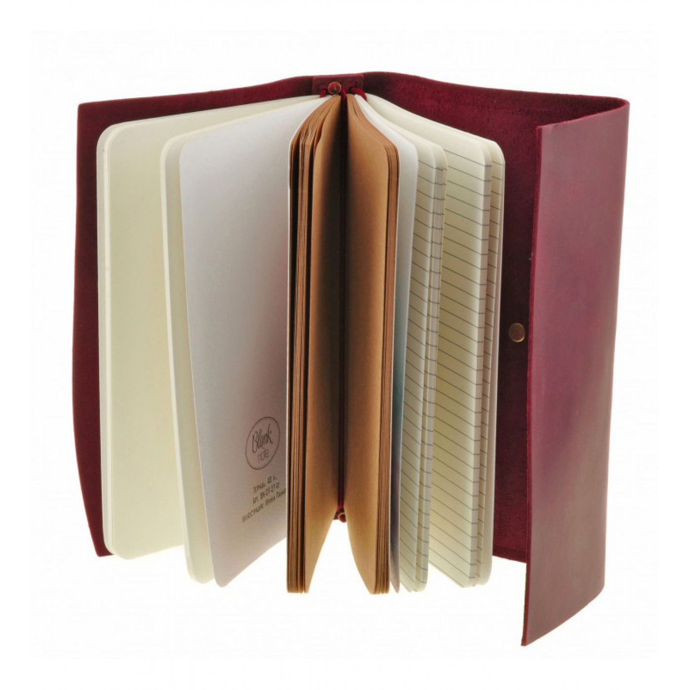 Кожаный софт-бук Гранат Blanknote