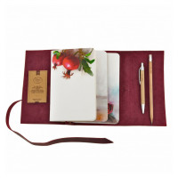 Кожаный софт-бук Гранат Blanknote