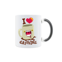 Кружка хамелеон I Love Caffeine-2