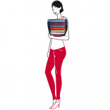 Сумка Shoulderbag S artist stripes