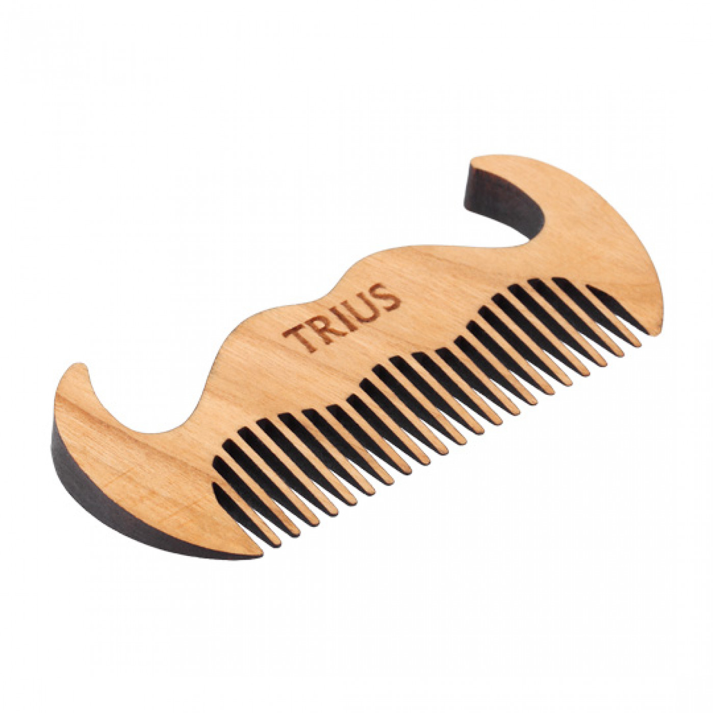 Деревянный гребень ручной работы Trius Усы
