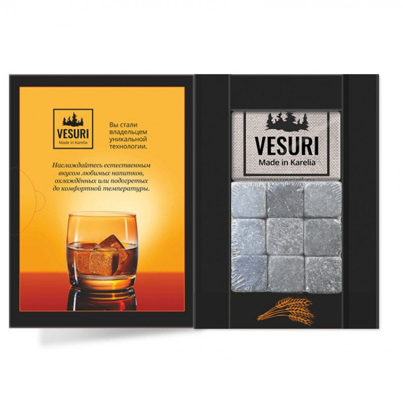 Подарочные камни для напитков Whiskey Stones-2