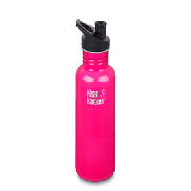 Бутылка Klean Kanteen Classic Sport розовая 800мл