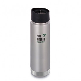 Стальная термобутылка klean kanteen серая