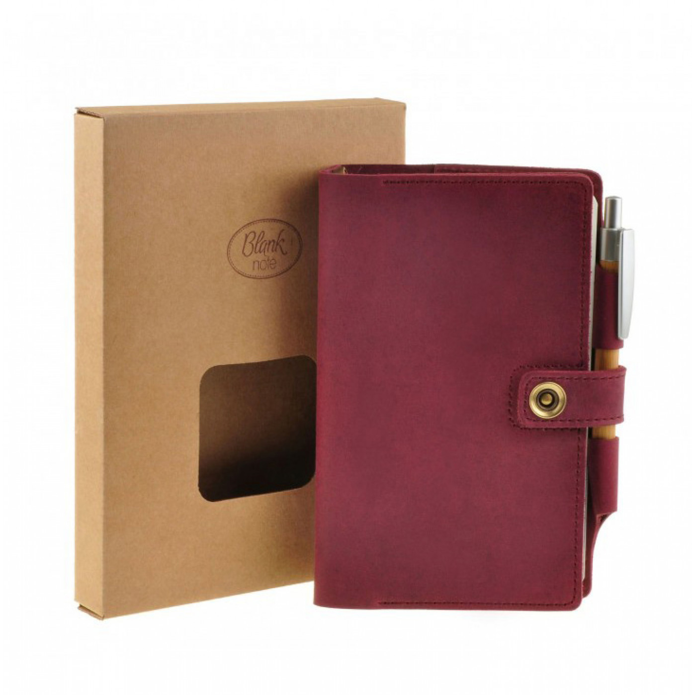 Кожаный софт-бук Гранат Blanknote 4.0