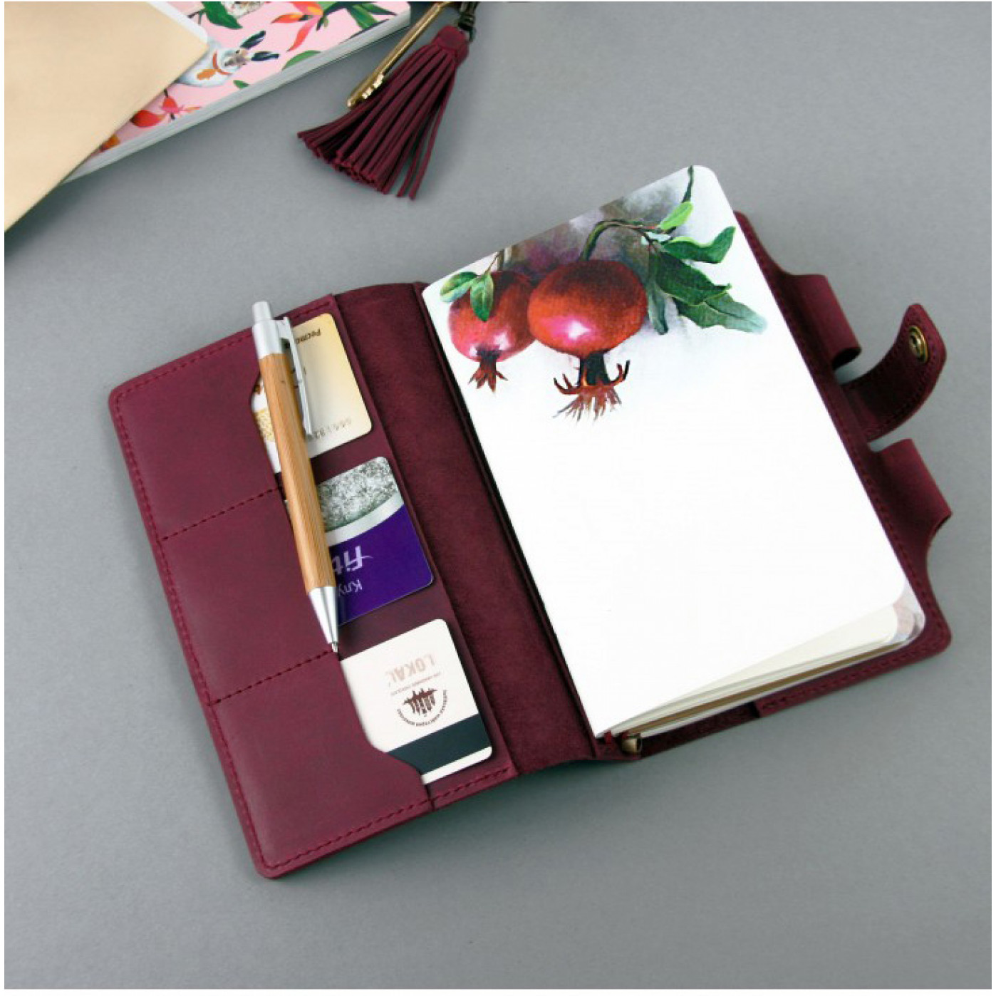 Кожаный софт-бук Гранат Blanknote 4.0