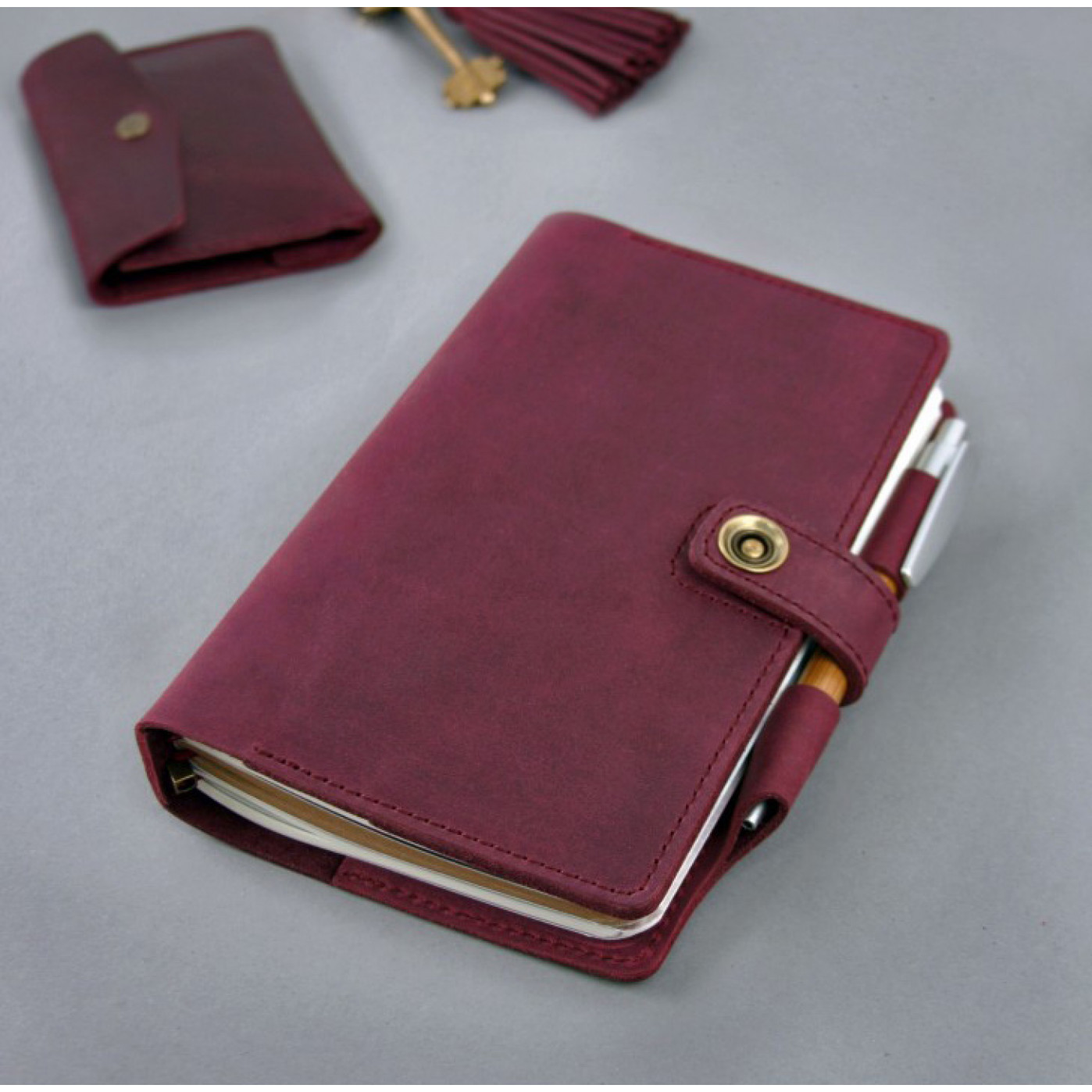 Кожаный софт-бук Гранат Blanknote 4.0