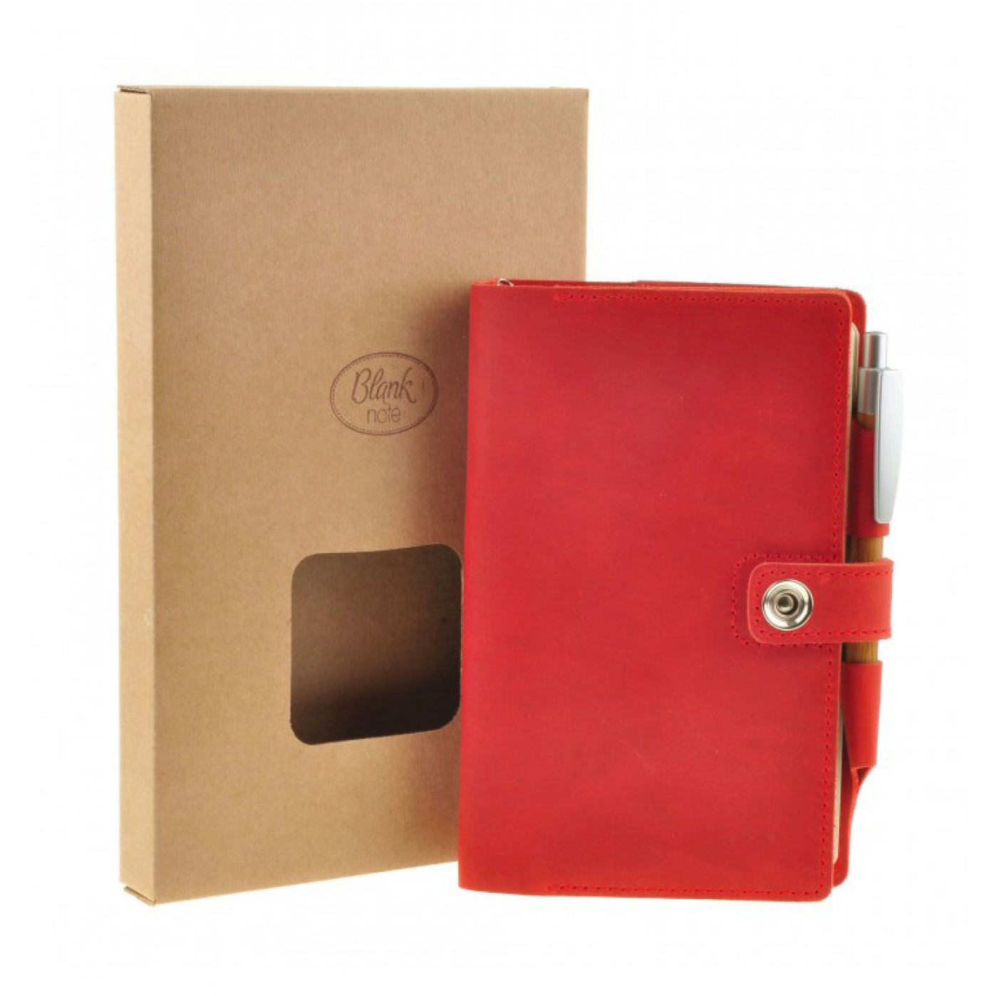 Кожаный софт-бук Ethnic animals Blanknote 4.0