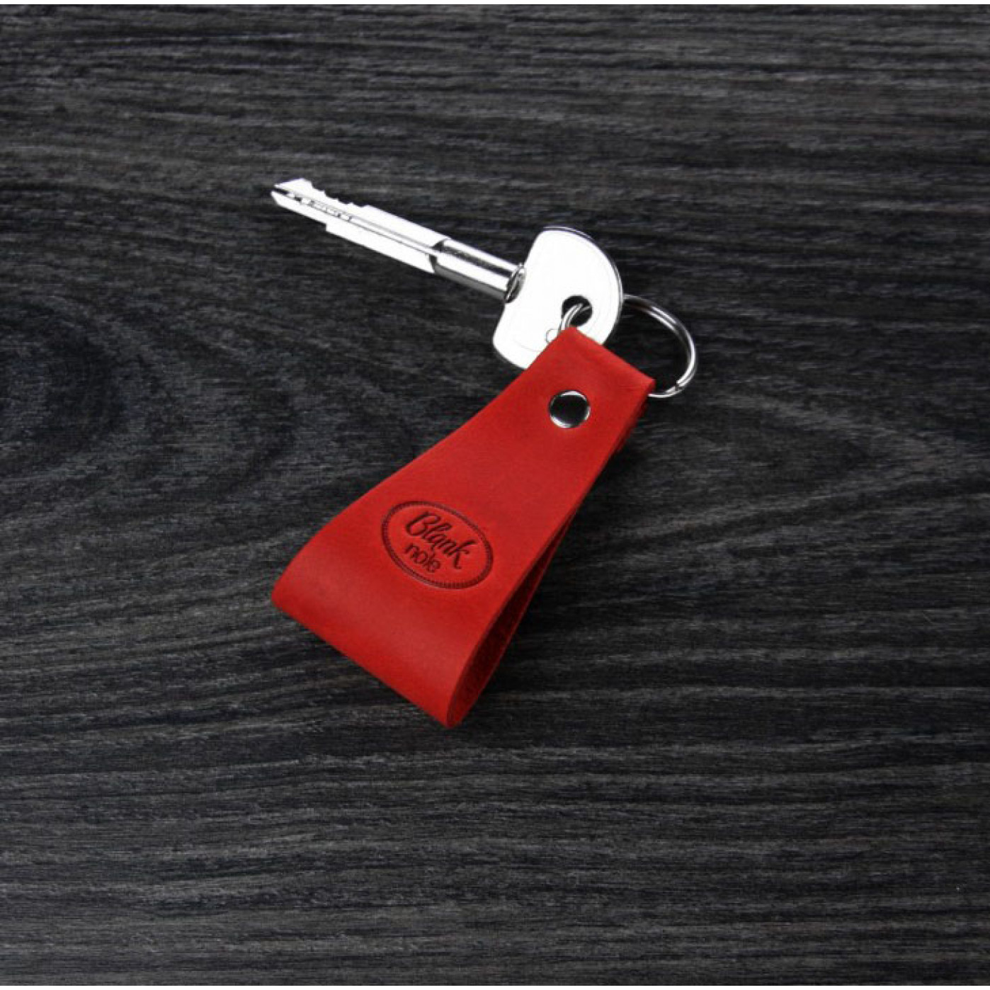 Кожаный брелок Loving heart