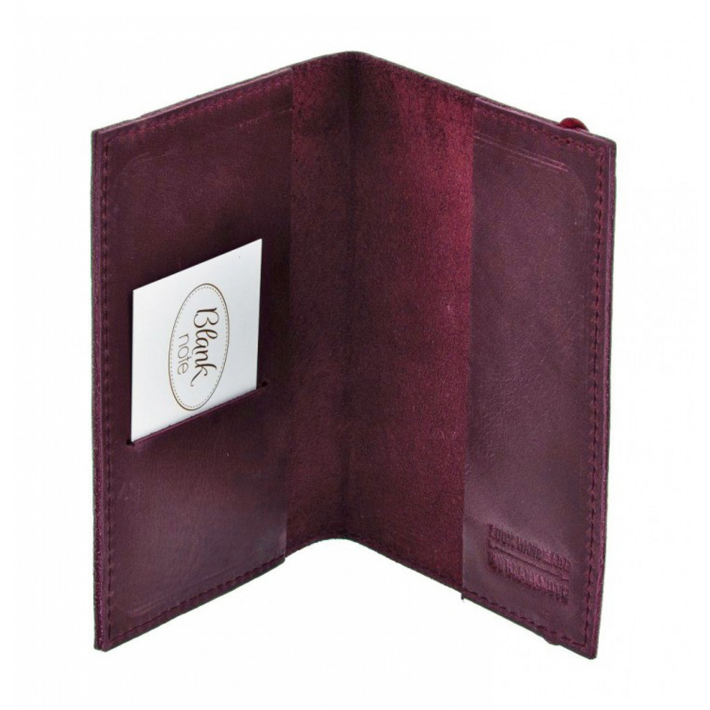 Кожаная обложка на паспорт Blanknote 1.0 Виноград