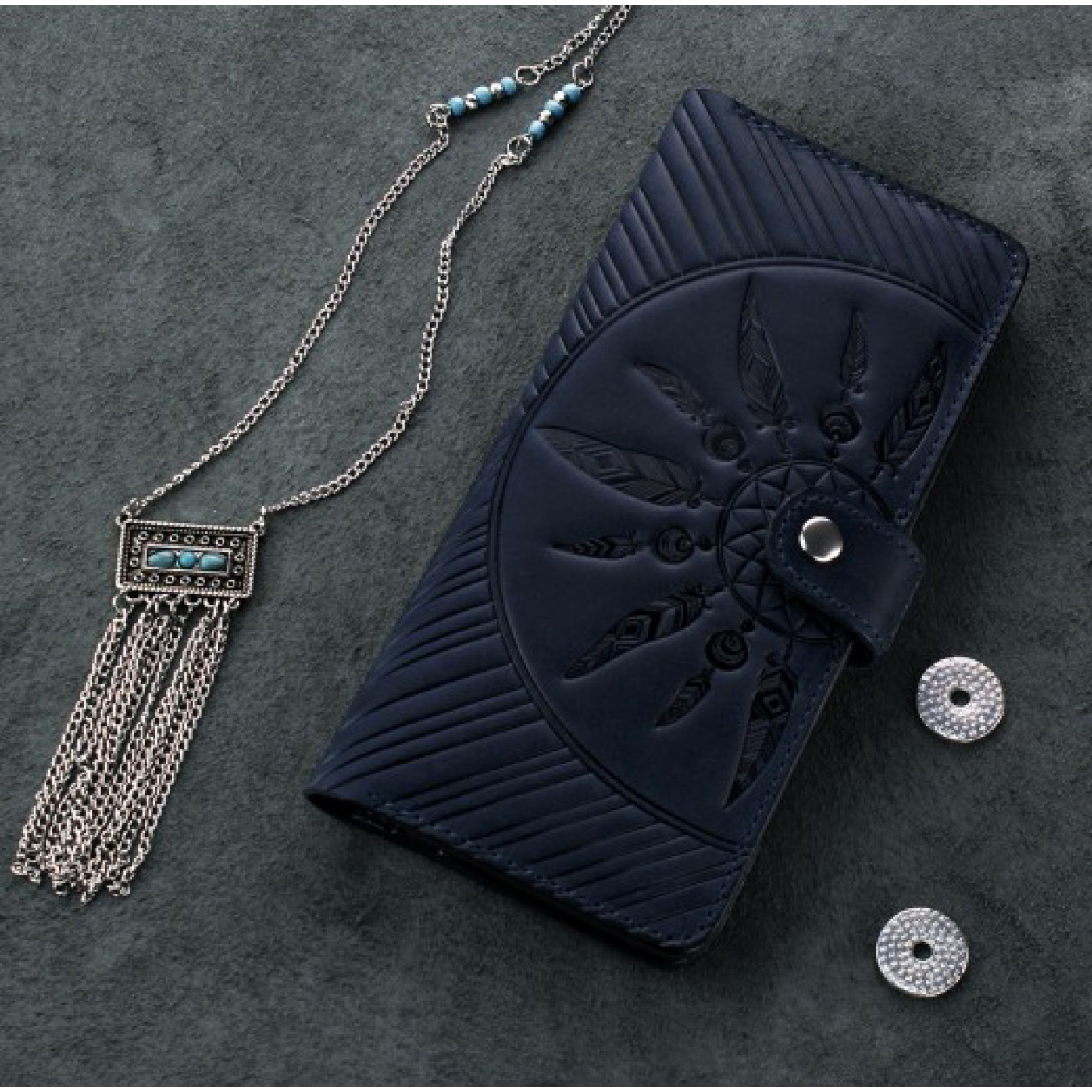 Портмоне BlankNote 7.0 Инди ночное небо