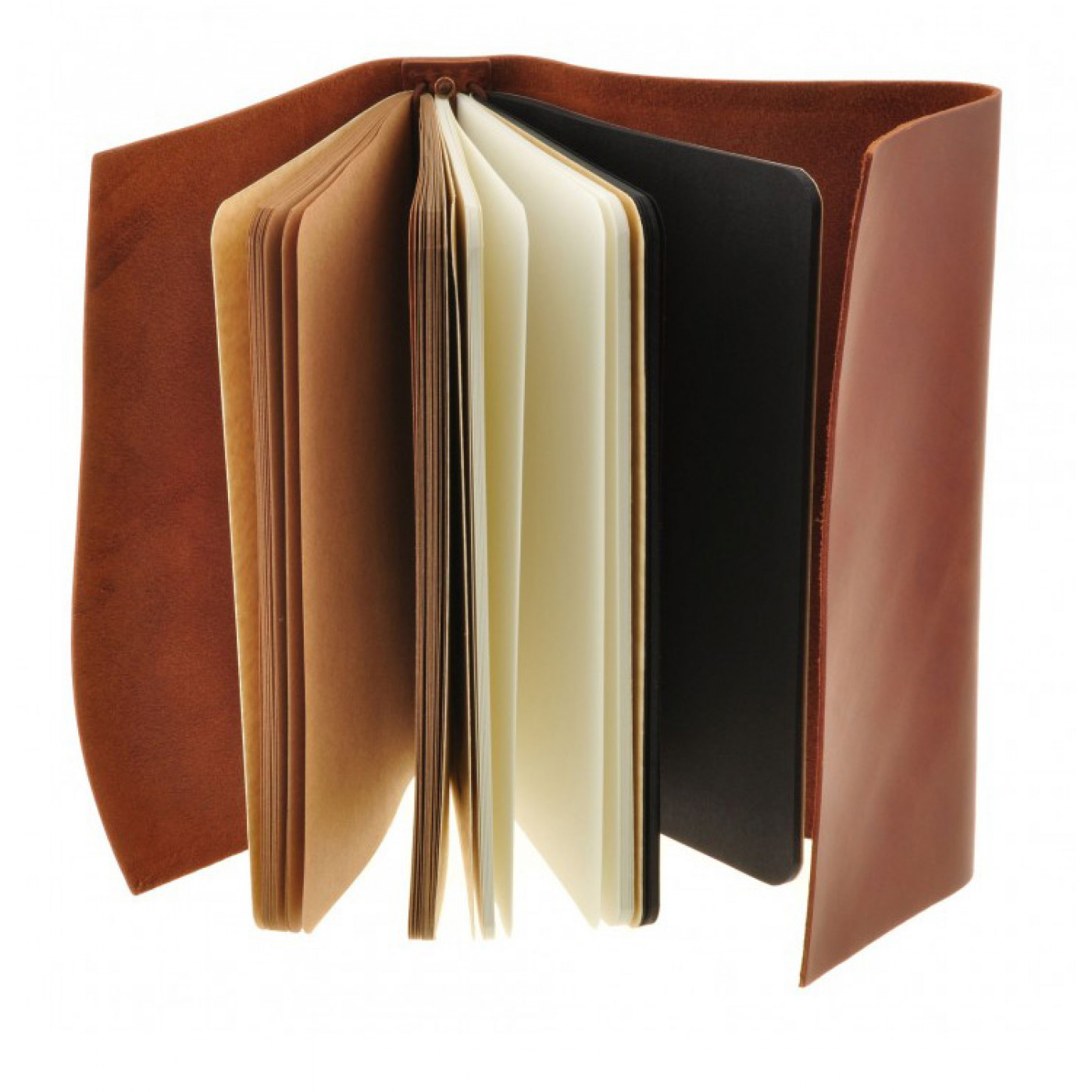 Кожаный софт-бук Hipster girl Blanknote