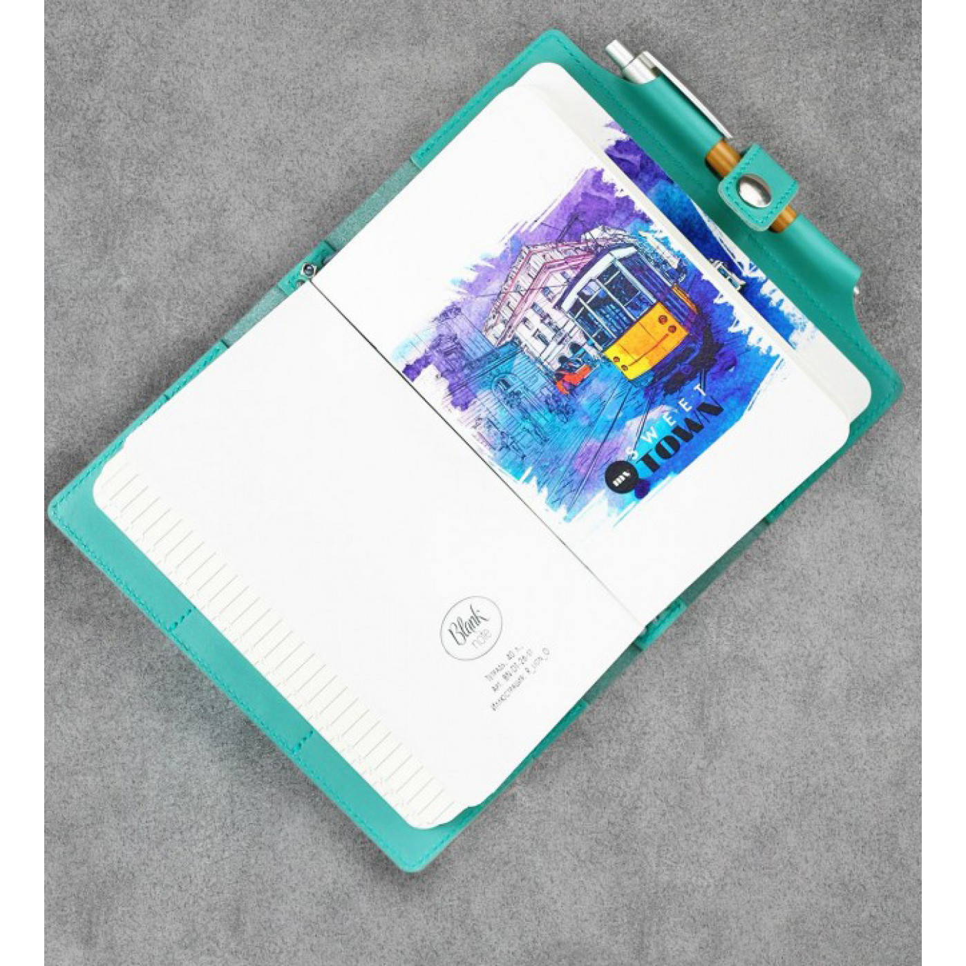 Кожаный софт-бук Тиффани Blanknote 4.0