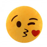 Большая Подушка Emoji Kiss 