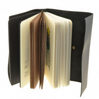 Кожаный софт-бук Hipster cat Blanknote-2