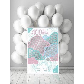 Мотивационный постер 100 дел настоящей девушки-2