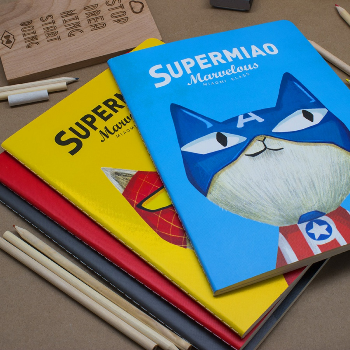 Тетрадь А5 в обложке Super Miao