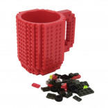 Кружка/подставка для ручек Lego красный