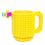 Кружка/подставка для ручек Lego желтый