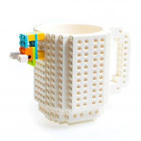 Кружка/подставка для ручек Lego белый
