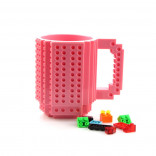 Кружка/подставка для ручек Lego светло-розовый