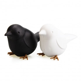 Набор для специй Sparrow чёрный-белый