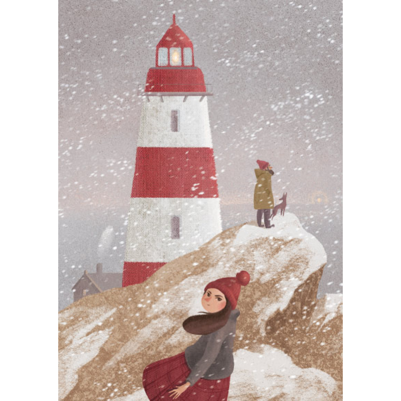 Авторская открытка Lighthouse