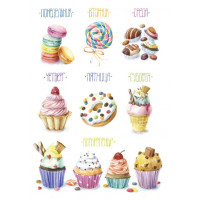 Авторская открытка sweet week
