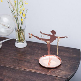 Подставка для колец Kikkerland Ballerina Copper-2