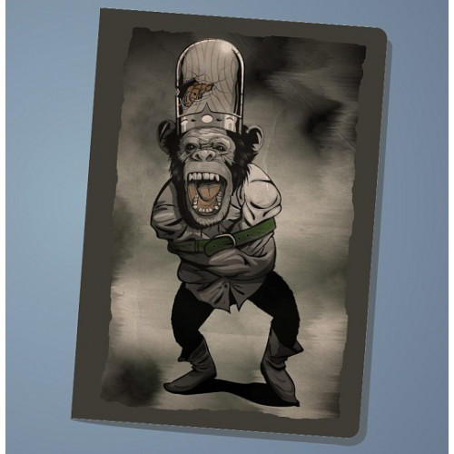 

Обложка на паспорт Crazy monkey