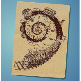 Обложка на паспорт Spiral of time
