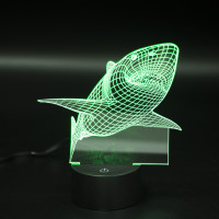3D светильник Акула