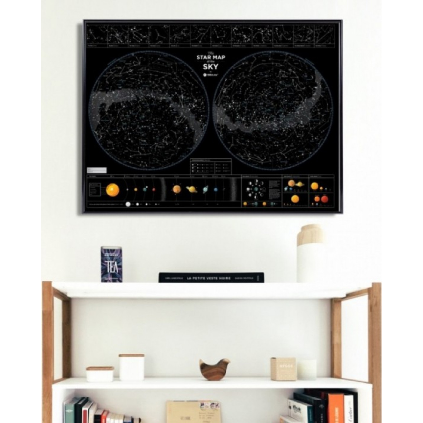 Карта звездного неба Star map of the sky