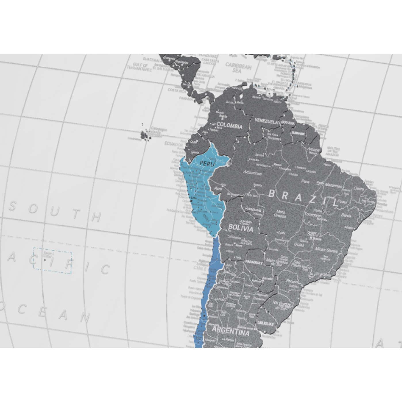 Скретч карта Мира Travel Map AIR World