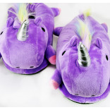 Светящиеся плюшевые Единороги v2 фиолетовые